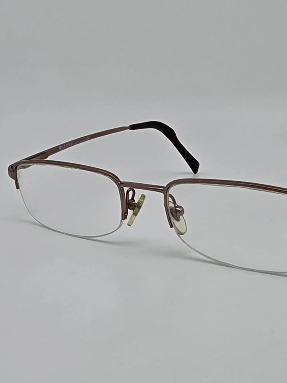 Vogue VO3490 705 Bronze Semi Rimless Eyeglasses Frame w/ Case Italy 49-19-135